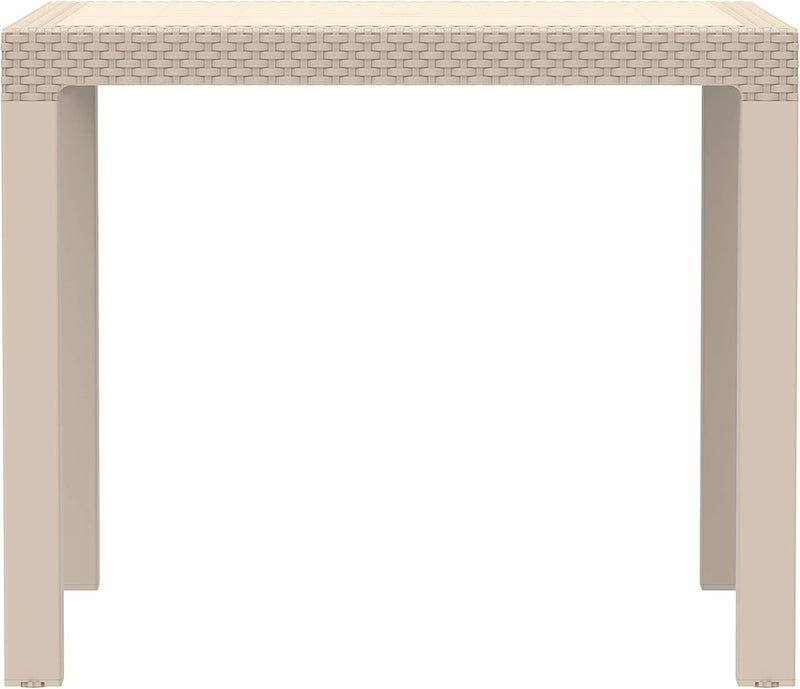 Cosmoplast Cedarattan Dining Table, Warm Taupe - Image 3